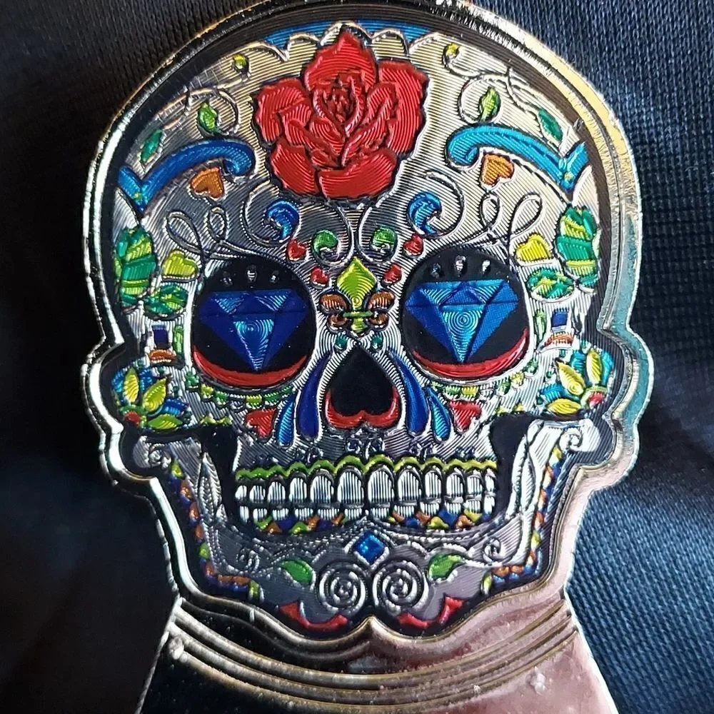 SUGAR SKULL KEYCHAIN & BOTTLE OPENER